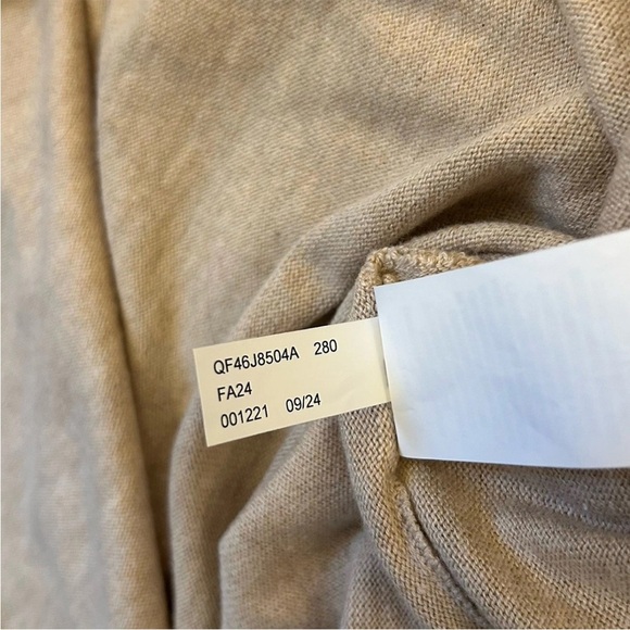 Michael Kors Women's Long Sleeves Tunic Sweater Oatmeal Size S - Small - NWT $98 - Picture 13 of 13